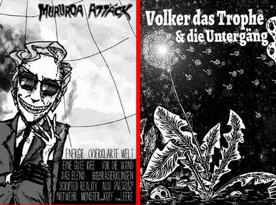 Mururoa Attack / Volker Das Trophe & Die Untergang - Split2018:  LP