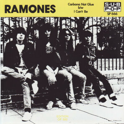 Ramones - Carbona Not Glue b/w I Can't Be: 7", yellow