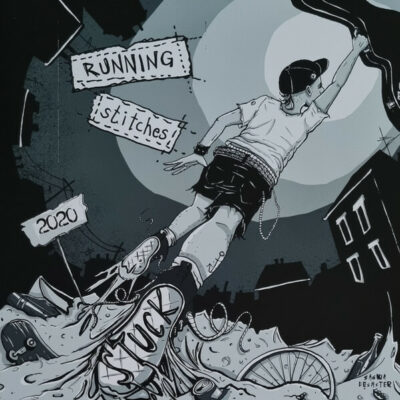 Running Stitches - Stuck - LP, Album, Black