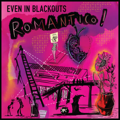 Even In Blackouts - ROMANTICO!: LP, pink and yellow