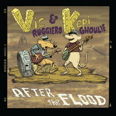 Vic Ruggiero and Kepi Ghoulie - After The Flood... The Moldy Basement Tapes: LP, blue