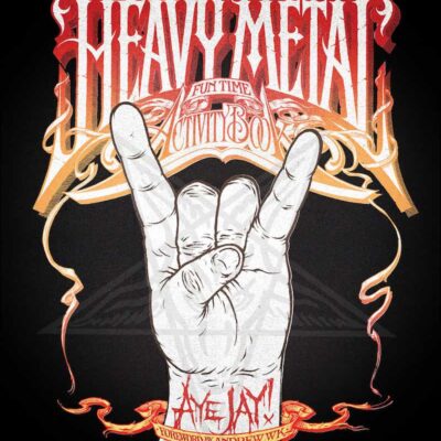 Book: "HEAVY METAL FUN TIME ACTIVITY BOOK, THE"
