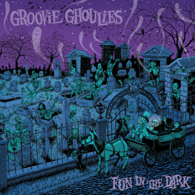 Groovie Ghoulies - Fun In The Dark: Vinyl, LP, Album, Reissue, Stereo, Blue with black smoke