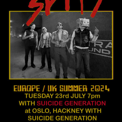 Gig poster: Spits / Suicide Generation 23 July 2024