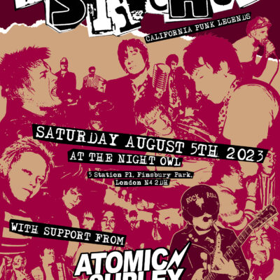 Gig poster: Stitches 5 August 2023