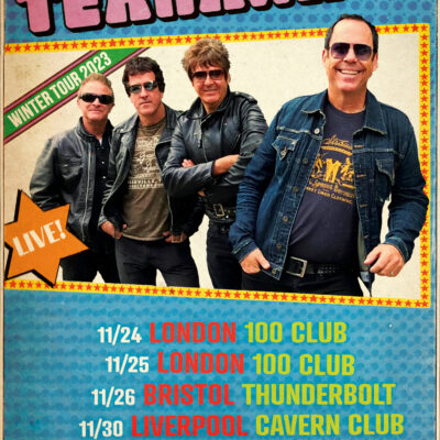 Gig poster: The Tearaways 2023 UK Winter Tour