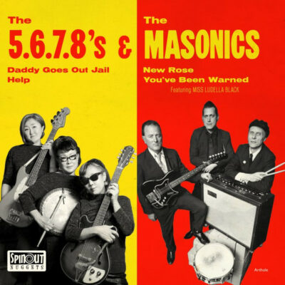 The 5.6.7.8's / The Masonics - The 5.6.7.8's & The Masonics: Vinyl, 7", 45 RPM, EP, Limited Edition