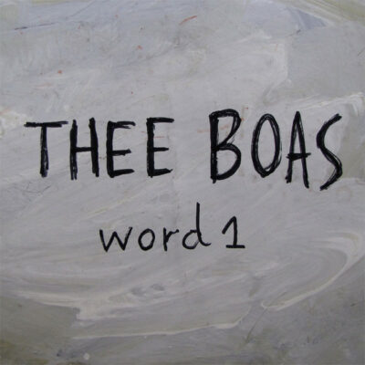 Thee Boas - Word 1: Vinyl, LP, Album, Solid White