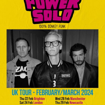 Gig poster: POWERSOLO vs Thee Dagger Debs