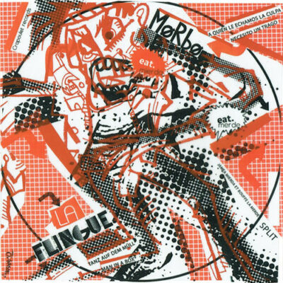 La Flingue / Morbo - Jamea Mierda Et Bouffe La Merde Split: Vinyl, 7", 33 ⅓ RPM, Clear