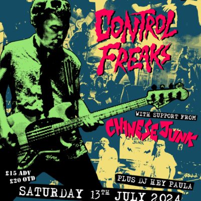 Gig poster: The Zodiac Killers vs The Control Freaks