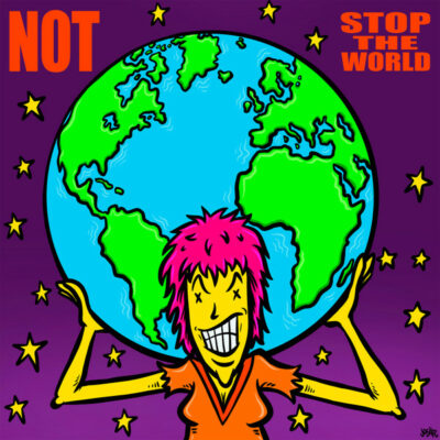 NOT: Stop The World: Vinyl, LP, Album, Repress, Ocean Blue