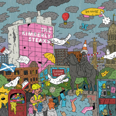 The Kimberly Steaks - Big Noise: Vinyl, 12", 45 RPM, Album, Pink and Blue Split Colour