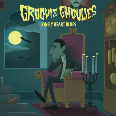 Groovie Ghoulies - Lonely Heart Blues: Vinyl, 7", 45 RPM, Single, Burgundy / Black marbled