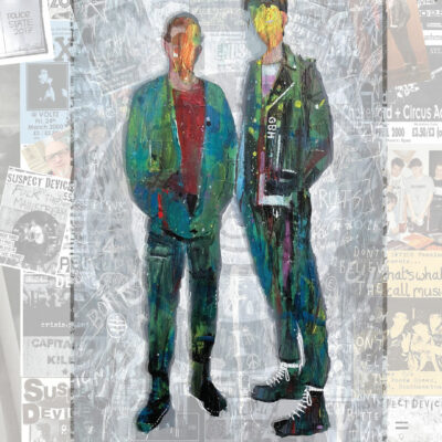 Book: "Running at the edge of their world : The Suspect Device fanzine story" by Tony and Gaz Suspect"