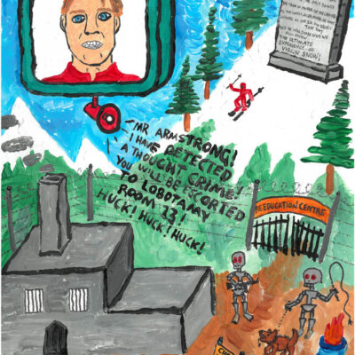 Painting: "Chris-topia" by Paul John Froggatt