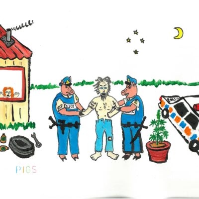 Painting: "Pigs" by Paul John Froggatt