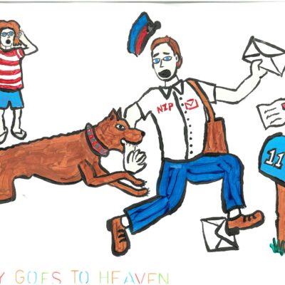 Painting: "Muddy Goes To Heaven" by Paul John Froggatt