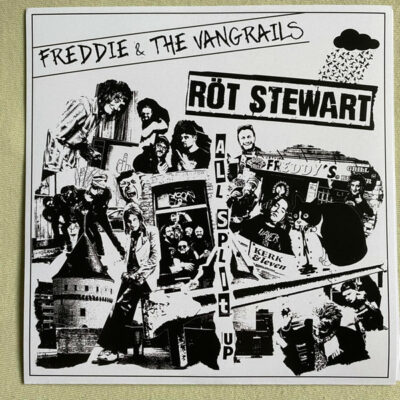 Freddie and The Vangrails, Röt Stewart - All Split Up: Vinyl, 7", Limited Edition, Numbered