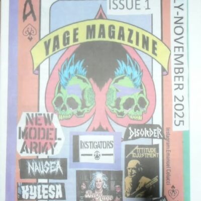 Yage Magazine #1, July - November 2025, Punk Rock, Paper newsprint magazine, Published by Punk Collective