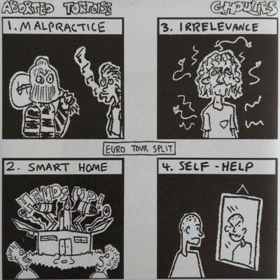 Aborted Tortoise cw Ghoulies - Euro Tour Split: Vinyl, 7", 45 RPM, Limited Edition